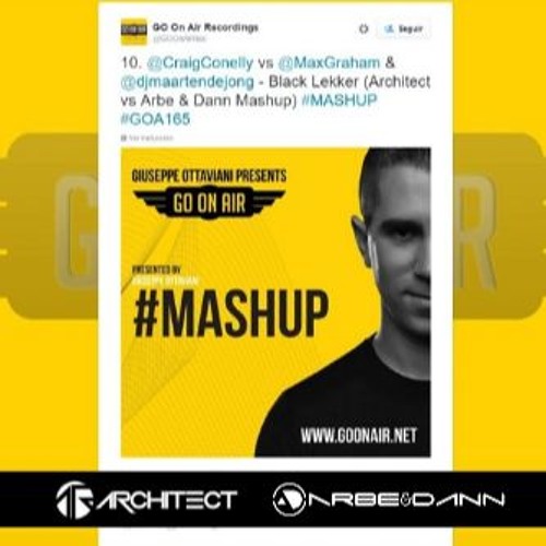 Craig Connelly vs Max Graham & Marteen De Jong - Black Lekker (Architect vs Arbe & Dann Mashup)