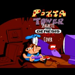 Spaghetti - Pizza Tower Sega Genesis/32X Cover