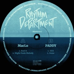 [RDR001] Rhythm Department Records 001 - MacLo & PADDY Clips