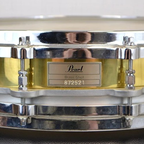 Stream Pearl 4x14 Free Floating Snare Drum - Brass #872521 by