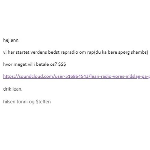 Lean Radio (Shambs quiz, LOUD, Steffen er pisse dum)