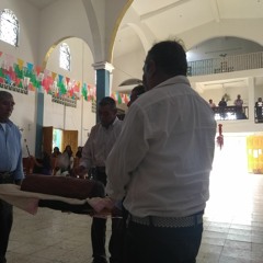 Pange Lingua. Fin de la fiesta de Corpus Christi. Ostula, Michoacán.