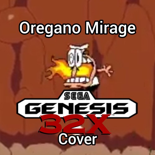 Oregano Mirage - Pizza Tower Sega Genesis/ 32X Cover