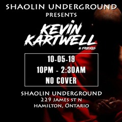 Carter Martin - Closing Set @ Shaolin Underground, Hamilton ON. (October 5th 2019)