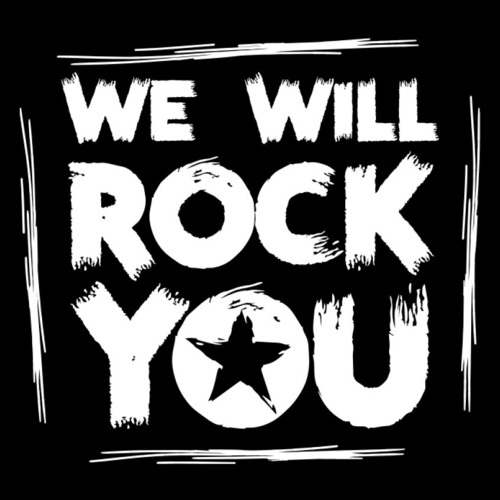 Слушать рок ю. We will Rock you. Рок we will Rock you. Ви вел ви вел рок ю. We will Rock you Мем.