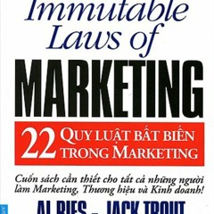 [Miễn phí] 22 quy luật bất biến trong Marketing