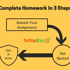 Complete your homework with expert Tutors