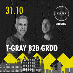 T-Gray B2B GRDO  EAST Techno Collective Halloween 31 10-2019 Panama Amsterdam