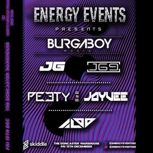 ENERGY EVENTS PROMO MIX-Burgaboy at Doncaster Warehouse Friday 13th December****