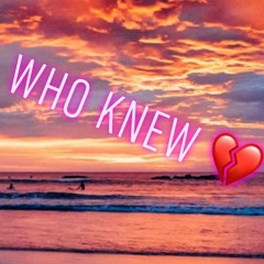 Who Knew X Siah Trendy