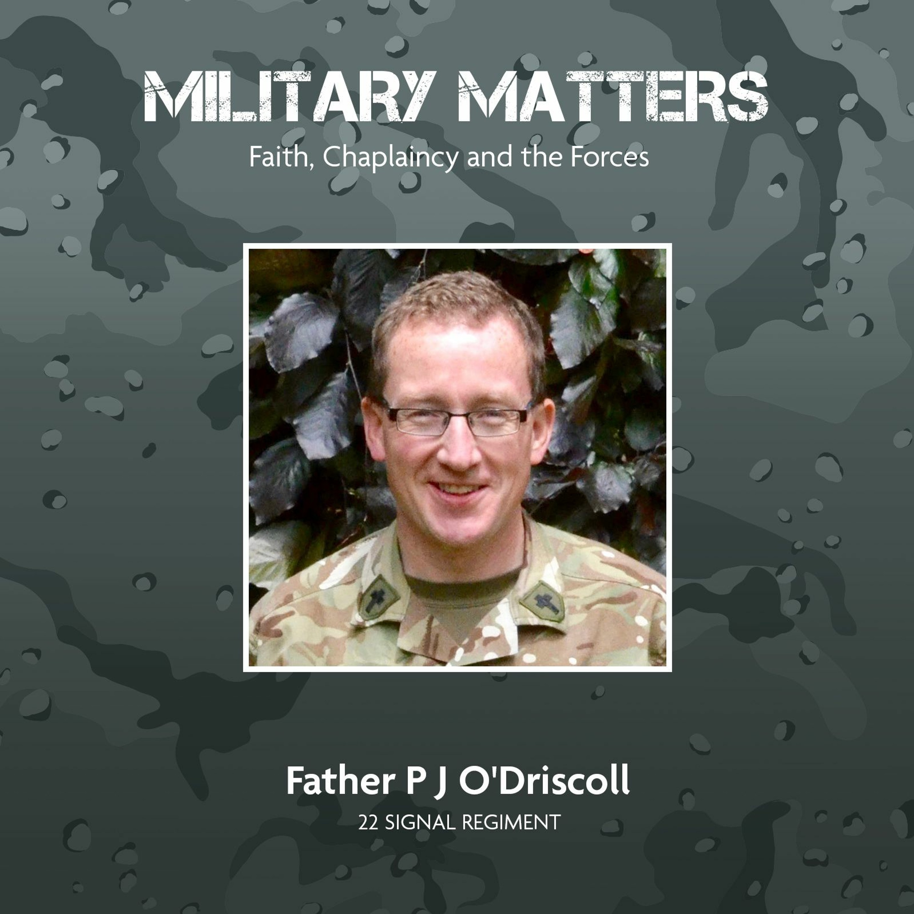 Army Chaplain: They do the soldiering - I do the praying episode artwork