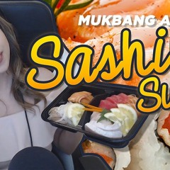 ASMR MUKBANG ❤ Sushi & Sashimi ~ 먹방 ~ Mouth sounds & chewing & talking ❤