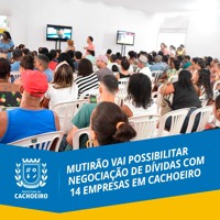 Mutirão vai possibilitar negociação de dívidas com 14 empresas em Cachoeiro