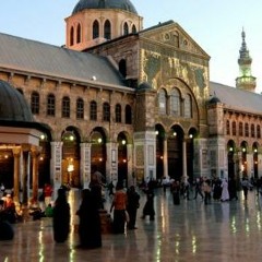الشيخ النقشبندي - الشيخ توفيق المنجد - في المسجد الأموي