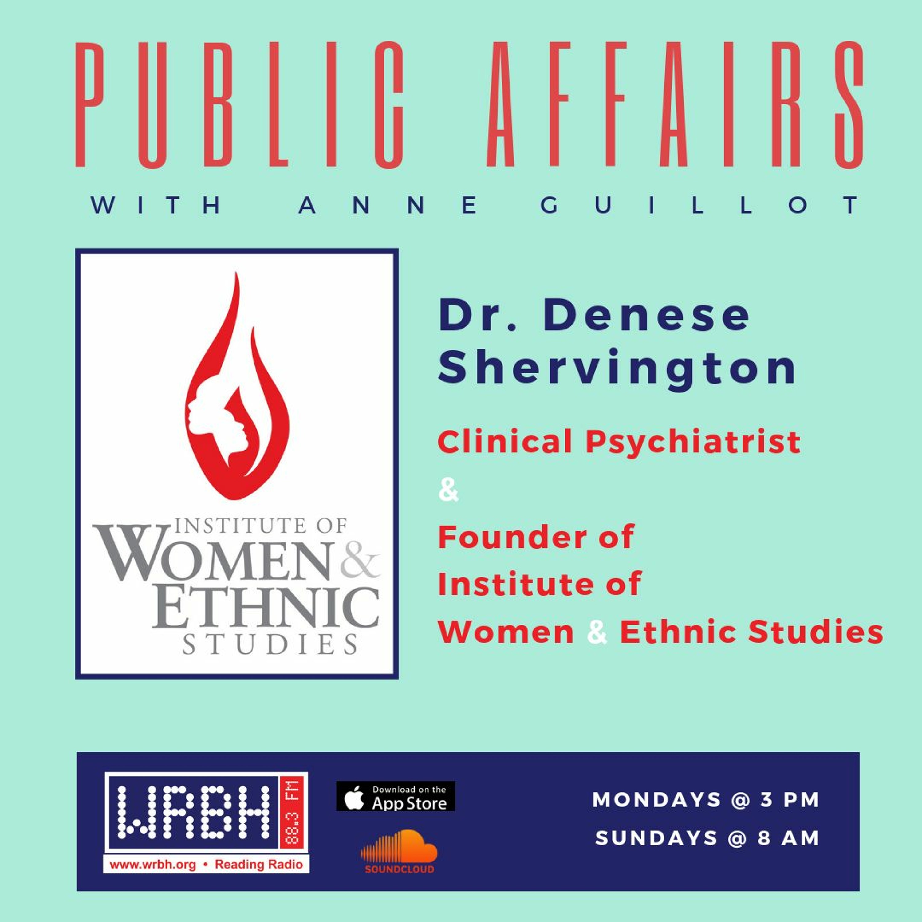 Public Affairs: Dr. Denise Shervington of the Institute of Women & Ethnic Studies (IWES) episode artwork