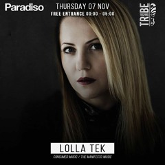 Consumed Music Podcast #48B : Lolla Tek @ Paradiso [Amsterdam, NETHERLANDS]