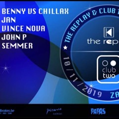 John P @ Replay & Club Two Reunion 11.11.2019 @ Lux Gent.