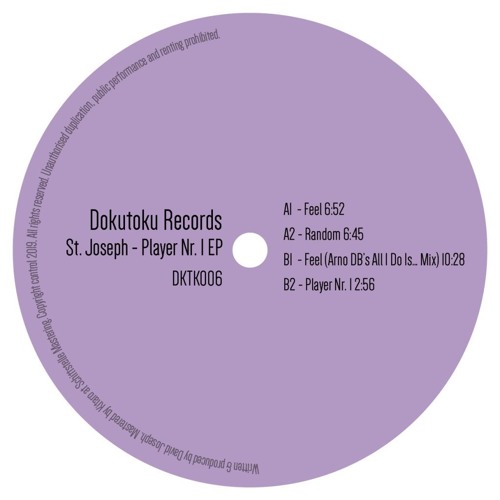 B1. St. Joseph - Feel (Arno DB's All I Do Is... Mix)