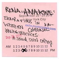 Explorations in Non-Western Communal Healing Practices on Montez Press Radio