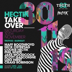 Hectik - [Truth 32 Barnsley] - (Mixed By) - Scott Gascoigne & Jake Woodcock)