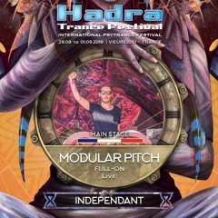 MODULAR PITCH LIVE @ HADRA TRANCE FESTIVAL 2019 [30.08] 07:15/08:15