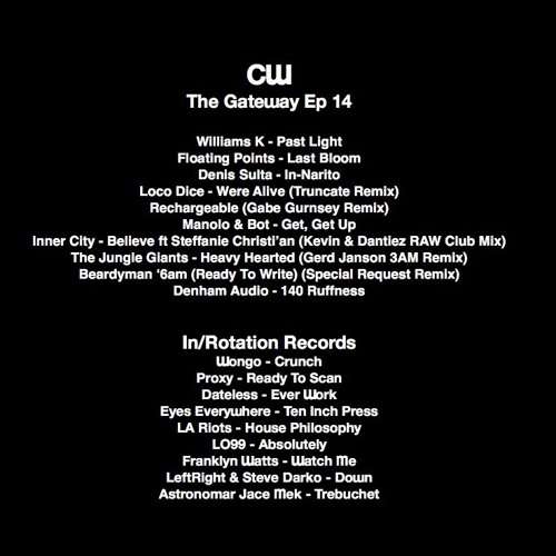 The Gateway With Craig Williams [Ep 14] Guest Label IN/Rotation Recs