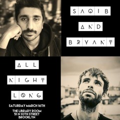 Bespoke Musik |Live| - Bryant Jensen & Saqib - Library Room - Brooklyn, NY [March 2019]