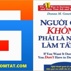 Người Giỏi Không Phải Là Người Làm Tất Cả - USBSACHTOMTAT.COM