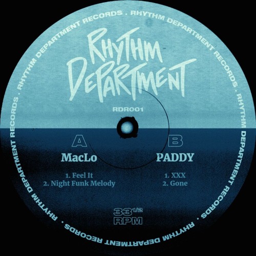 Four Four Premiere: Paddy - Gone [Rhythm Department Records]