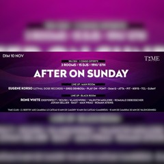 Migliore & Romuald Debosscher @AFTER ON SUNDAY TIME CLUB 10/11/19