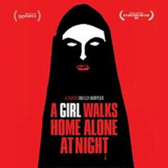 a girl walks home alone at night