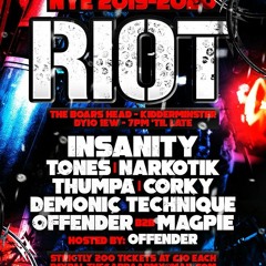 RIOT NYE 2019 Uptempo Promo Mix By Offender