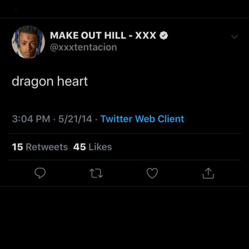 Stream xxxtentacion - Dragon heart by veryraretweets | Listen online for  free on SoundCloud