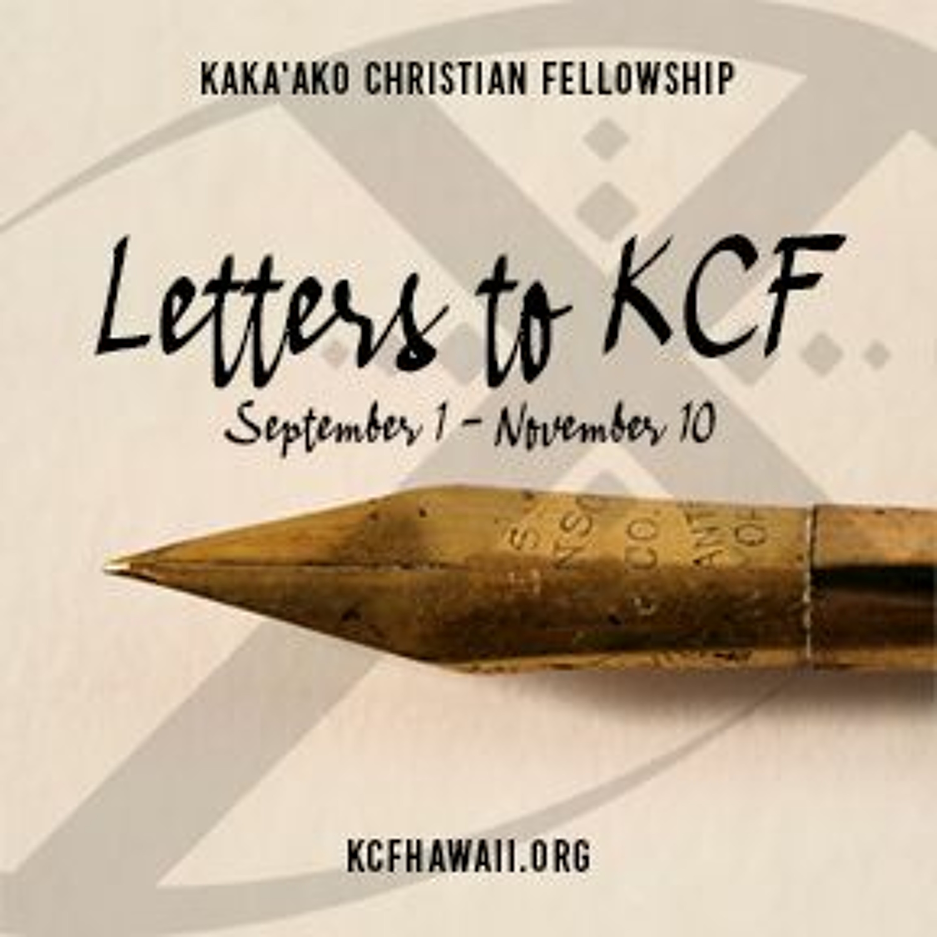 KCF Sunday Worship Service