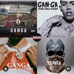 GANGA REMIX. ANUEL. BRYANT MYERS. MYKE TOWERS. JHAY CORTEZ. FARRUKO. MIKY WOODZ.