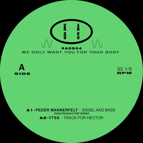 Peder Mannerfelt / VTSS / Hadone / Ascion - WE ONLY WANT YOU FOR YOUR BODY - KAOS04
