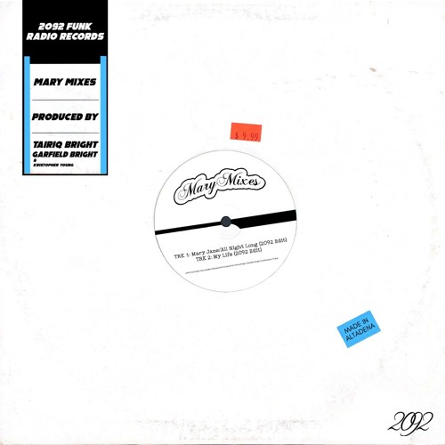 Mary Jane/All Night Long (2092 Edit) - 2092 Funk Radio Records