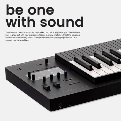 Artists Tests Sessions with Osmose  protoype