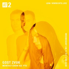 GOST ZVUK x NTS monthly show #22 w/PTU