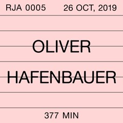 Robert Johnson Archive 0005: Oliver Hafenbauer