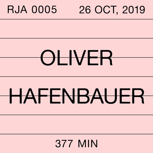 Robert Johnson Archive 0005: Oliver Hafenbauer