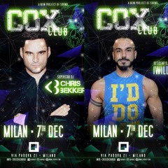 iWill - Cox Club Milano - 7th December 19 With Chris Bekker