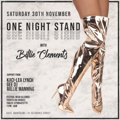 One Night Stand - Sat 30th November Sonny F Afterparty