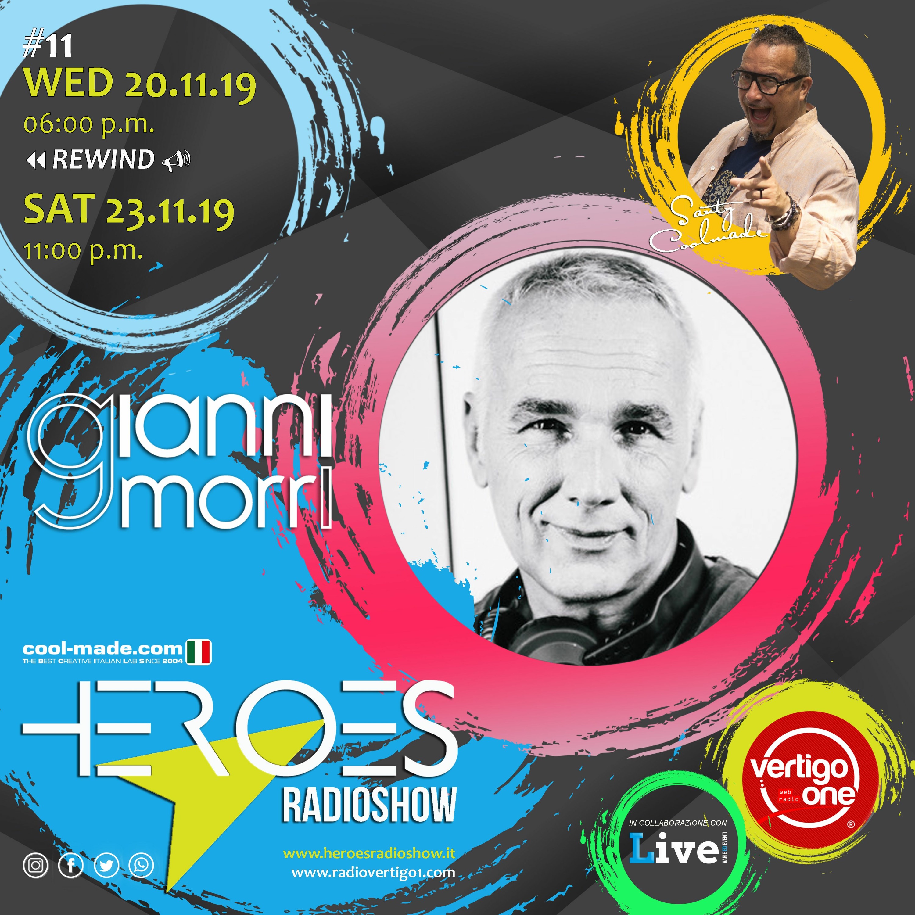 #11/2019-20> HEROES RadioShow - Special Guest GIANNI MORRI episode artwork