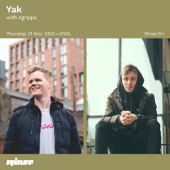 Yak with Agrippa - 21 November 2019