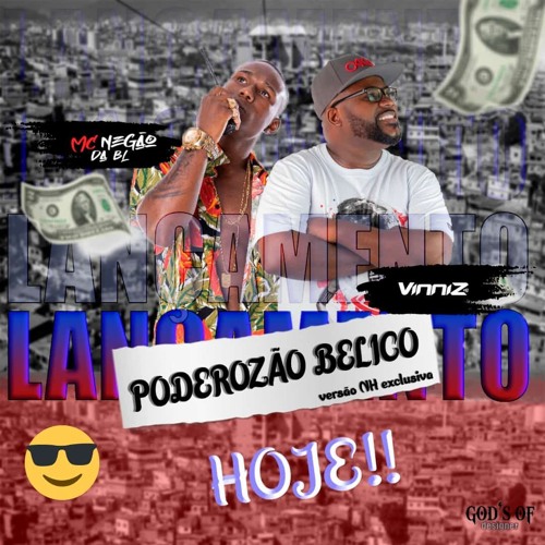 MC NEGÃO DA BL - PODERZÃO BÉLICO( VINNIZ DJ) VERSÃO N.H EXCLUSIVO