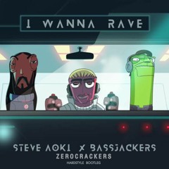 Bassjackers X Steve Aoki - I Wanna Rave (ZC Hardstyle Bootleg)