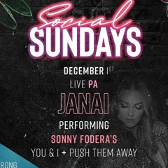 Social Sundays @ Jaloux - Launching Sunday 1st December - Promo Mix By Ant Armstrong & Sean Myers