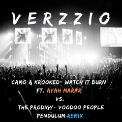 Camo & Krooked- Watch It Burn (ft. Ayah Marar) Vs. The Prodigy- Voodoo People (Pendulum Remix).