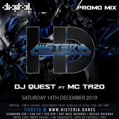 Histeria 14th December Promo Set 2 - DJ Ouest & MC Tazo